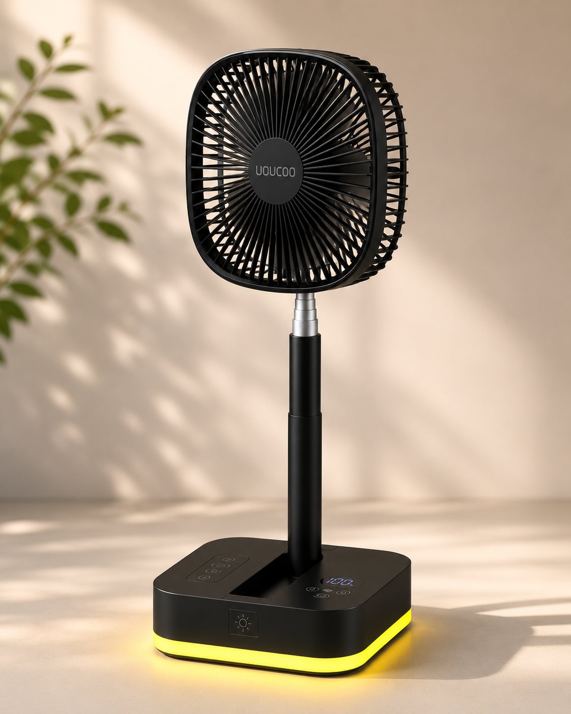 Oscillating Folding Fan Premium