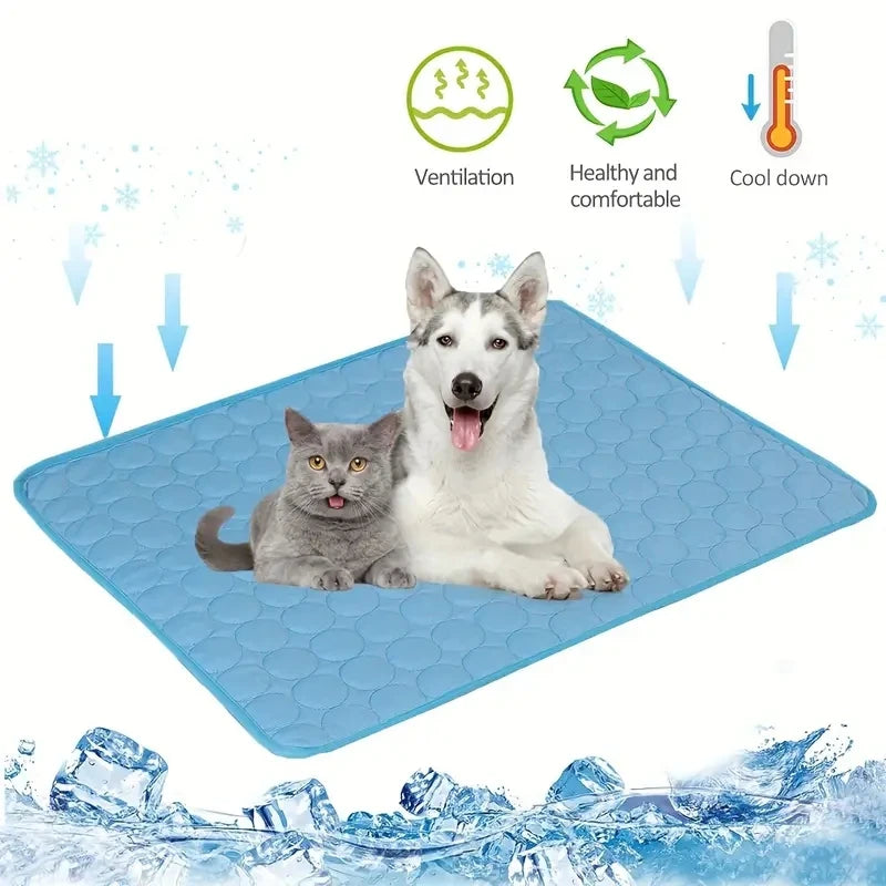 ChillPaw pet cooling mat — self-cooling gel pad, no water or fridge needed