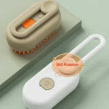 Refillable water tank on the ChillPaw steam grooming brush