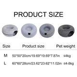 Dense pressed felt construction of the cat tunnel bed