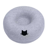 Donut cat tunnel bed size comparison, 50 cm and 60 cm