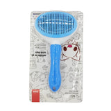 ChillPaw self-cleaning slicker brush in blue
