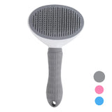 ChillPaw self-cleaning slicker brush for cats and dogs in grey